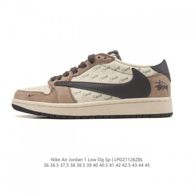 真标 耐克 Nike Air Jordan 1 Low Og Sp Military Blue Aj1乔1倒勾 2025年新款 低帮篮球鞋 Aj1 乔丹1代 A