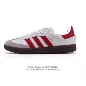 阿迪达斯 德训鞋 Adidas Originals Samba Og Shoes 经典运动鞋小白鞋 T头鞋 男女鞋 彰显休闲摩登风情的时尚经典鞋 它诞生于50年