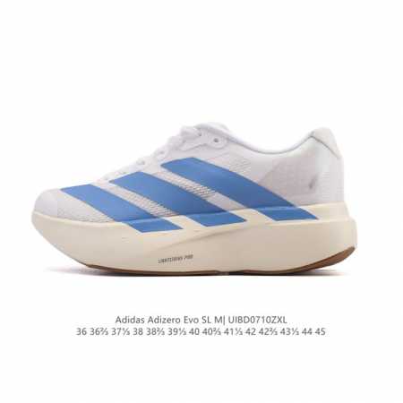 阿迪达斯 Adidas Adizero Evo Sl 运动舒适防滑耐磨 低帮跑步鞋 阿迪达斯革新力作 破纪录轻跑鞋 Adizero Adios Pro Evo - 点击图像关闭