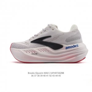 新品公司级 布鲁克斯 Glycerin Max 超级甘油:舒适的增高神器！Brooks Glycerin Max是一款极具突破性的顶级缓震运动跑鞋，由百年专业跑