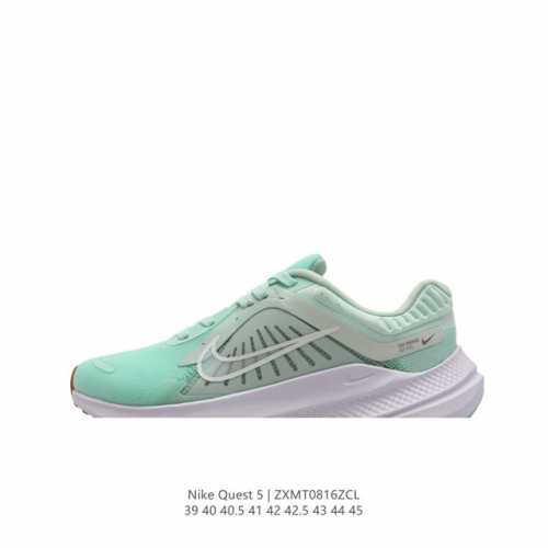 耐克nike Air Quest 5 卡贾透质轻气休运闲 透气轻盈缓震跑步鞋，Nike Quest 5 男子透气轻盈缓震跑步鞋采用匠心设计，助你心愿成真。这款跑
