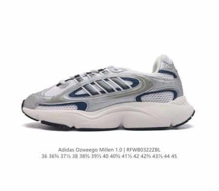 Adidas Originals阿迪达斯三叶草官方 Ozmillen Shoes 男女经典运动鞋 复古 拼色男女低帮缓震运动跑鞋 Oz米伦坏痞兔复古透气运动跑鞋 - 点击图像关闭