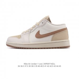 真标 耐克 乔丹Air Jordan 1 Low Aj1 乔1 乔丹1代Aj1 低帮复古文化休闲运动篮球鞋。从1985 年面世的元年款汲取设计灵感，采用简洁大方