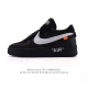 公司级 Off-White X Nk Air Force 1 ”Mca“ 空军一号低帮厚底增高板鞋 Ow联名艺术馆 全套原原楦纸版 越南原大装底 内置全气掌垫