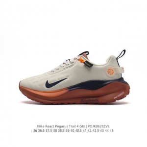 耐克 Nike Infinity Run 4 GORE-TEX 男女子防水公路跑步鞋 厚底增高百搭老爹运动鞋。Nike ReactX 泡绵提供高出 Nike R
