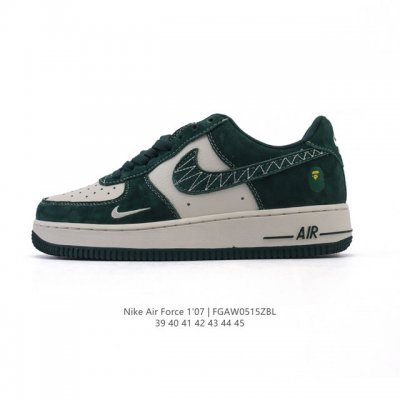 耐克 Nike Air Force 1 '07 Low 2025新年新款 蛇年限定 空军一号含气垫 小白鞋 低帮百搭厚底增高休闲运动板鞋 柔软 弹性十足的缓震性