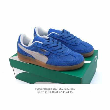 130 彪马Puma Palermo Og 防滑耐磨低帮德训板鞋 男女运动鞋，Army Trainer Og休闲鞋沿用德训鞋经典外观 鞋身和鞋舌分别添加了品牌标 - 点击图像关闭