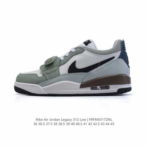 210 【公司级】耐克 Aj 乔丹 Air Jordan Legacy 312 低帮运动鞋 Aj312 乔312百搭篮球鞋 酷炫混搭，谁人不爱？Air Jord