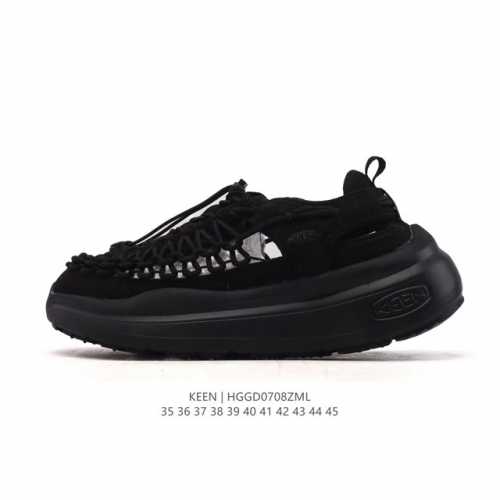 新品公司级 Keen 编织带 毛毛虫 厚底增高舒适 耐磨 涉水 溯溪鞋 户外鞋 洞洞鞋 一脚蹬凉拖鞋 户外涉水透气溯溪运动凉鞋 沙滩鞋 防滑大底踩水坑，颜色巨百
