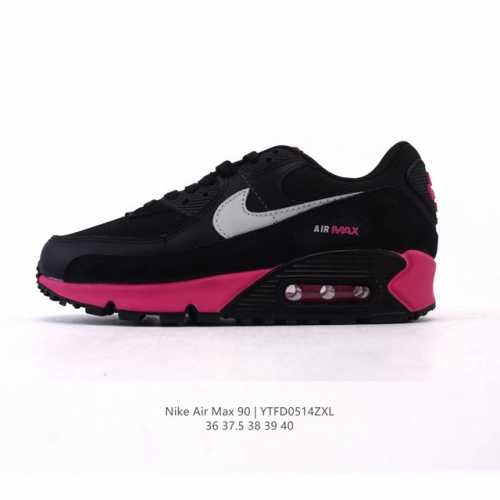 nike耐克运动鞋 Air Max 90 健身运动跑鞋休闲鞋 复古风十足！Air Max 90 作为 Nike 旗下最经典的鞋型之一，凭借着百搭的造型，获得众多