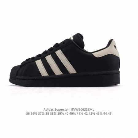 公司级 阿迪达斯 Adidas Superstar 2025年新款鞋子 蛇年新款经典贝壳头系列 新款休闲板鞋潮流男女士运动鞋 。鞋面柔软皮革拼接材质 标志性的贝 - 点击图像关闭