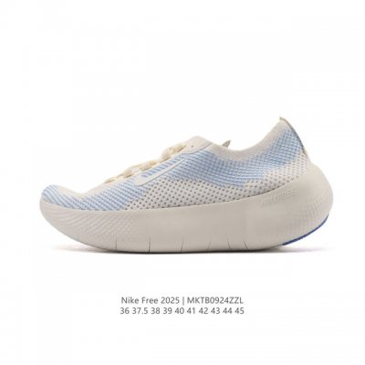 新品 耐克 Nike Free 2025 男女子跑步训练鞋 Hf1078-002 Free 2025 公路运动跑步鞋，采用 Flyknit 飞织材料，助你在运动
