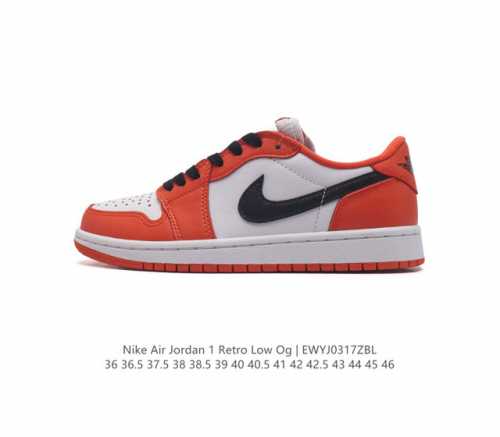 耐克 乔丹air Jordan 1 Low Aj1 乔1 乔丹1代aj1 低帮复古文化休闲运动篮球鞋 从1985 年面世的元年款汲取设计灵感 采用简洁大方的经典