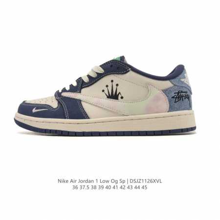 公司级 真标 耐克 Nike Air Jordan 1 Low Og Sp Military Blue Aj1乔1倒勾 2025年新款 低帮篮球鞋 Aj1 乔丹 - 点击图像关闭