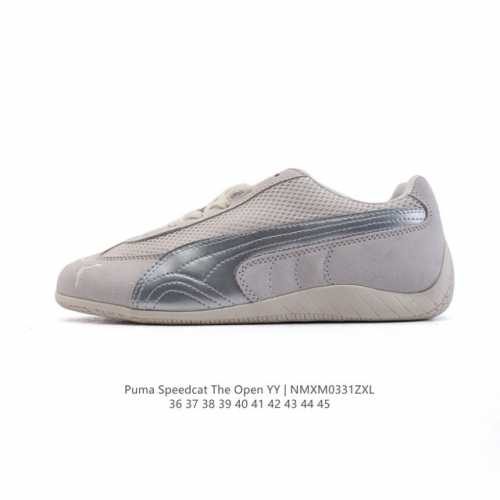 彪马 Open Yy X Puma Speedcat合作鞋款 Puma 联名时尚休闲运动板鞋。这双韩国辣妹疯抢的 Puma，是 Open Yy 走向全球市场的关