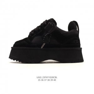 公司级 Ugg雪地靴 低帮短靴厚底增高 时尚舒适女鞋厚底增高长筒靴 俏皮可爱的百变造型， 美国轻奢品牌Ugg 平底系列冬季 雪地休闲保暖毛毛雪地靴。官方同步包装