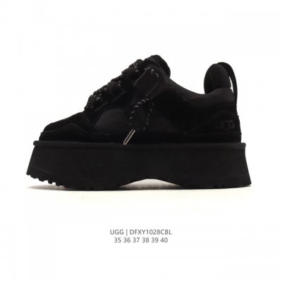 公司级 Ugg雪地靴 低帮短靴厚底增高 时尚舒适女鞋厚底增高长筒靴 俏皮可爱的百变造型， 美国轻奢品牌Ugg 平底系列冬季 雪地休闲保暖毛毛雪地靴。官方同步包装