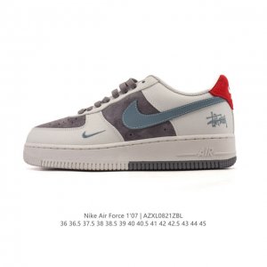耐克 Nike Air Force 1 '07 Low 空军一号含气垫 小白鞋 2025年新款 低帮百搭厚底增高休闲运动板鞋。柔软、弹性十足的缓震性能和出色的中