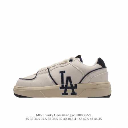 mlb Chunky Liner Basic 人气单品学长鞋系列轻量增高厚底百搭休闲运动板鞋 男女轻便胶鞋 高级街头休閒品牌鞋。Mlb Chunky Liner - 点击图像关闭