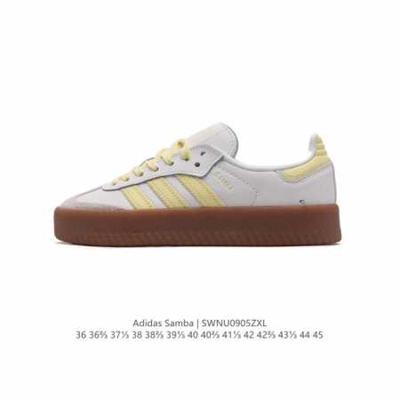 阿迪达斯 德训鞋 Adidas Originals Samba Og Shoes 经典运动鞋小白鞋 T头鞋 男女鞋 彰显休闲摩登风情的时尚经典鞋。它诞生于50年 - 点击图像关闭