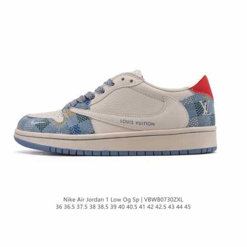 真标 耐克 Nike Air Jordan 1 Low Og Sp Military Blue Aj1乔1倒勾 2025年新款 蛇年新款 低帮篮球鞋 Aj1 乔