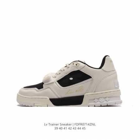 Louis Vuitton 路易威登 原装进口平纹纹粒面小牛皮革鞋面材质，原装一致tpr光泽组合鞋底，耐弯折滴塑支持片，鞋垫嵌入超软脚感乳胶材质驴的篮球鞋,Vi - 点击图像关闭