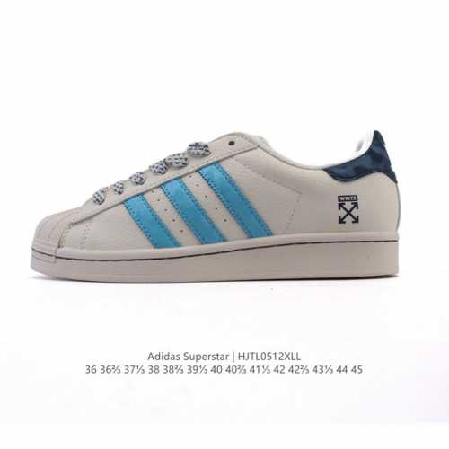 公司级 阿迪达斯 Adidas Superstar 2025年新款鞋子 蛇年新款 经典贝壳头系列 新款休闲板鞋潮流男女士运动鞋 。鞋面柔软皮革拼接材质 标志性的