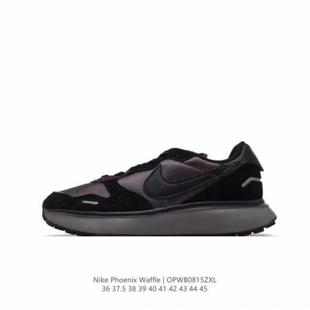 耐克 Nike Phoenix Waffle 复古运动跑步鞋 厚底增高老爹鞋。Nike Phoenix Waffle 以更现代的视角展现了 Swoosh 的跑步 - 点击图像关闭