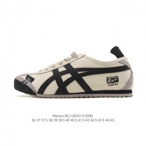 鬼冢虎Onitsuka Tiger Mexico 66 一脚蹬男女同款皮革鞋面休闲板鞋 1183A360鬼冢虎Onitsuka Tiger的Mexico 66系