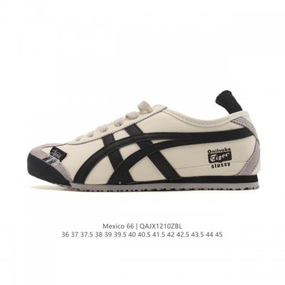 鬼冢虎Onitsuka Tiger Mexico 66 一脚蹬男女同款皮革鞋面休闲板鞋 1183A360鬼冢虎Onitsuka Tiger的Mexico 66系