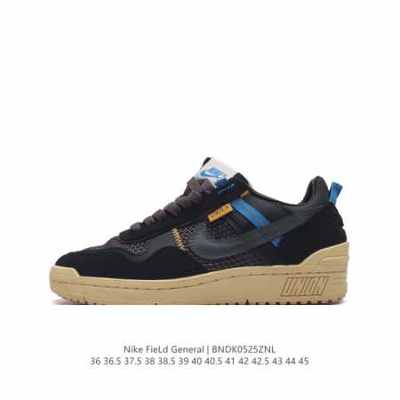 Nike Fieid General 火星鞋4.0联名款简约风休闲鞋 此款耐用的翻毛皮和加固网眼布构成了这双鞋的整体鞋面，上面印有轮廓swoosh标志。鞋舌和鞋 - 点击图像关闭
