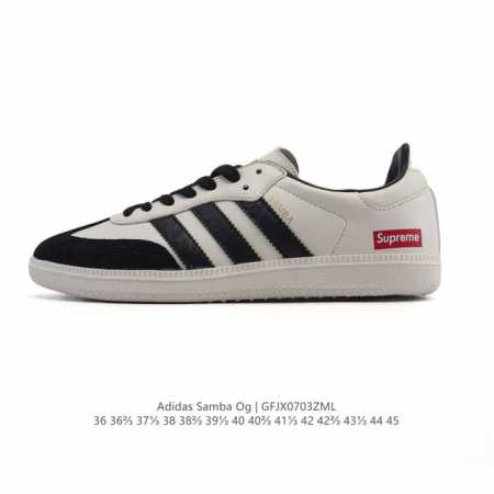 公司级 阿迪达斯 德训鞋 Adidas Originals Samba Og Shoes 经典运动鞋小白鞋 T头鞋 男女士板鞋 彰显休闲摩登风情的时尚经典鞋。它 - 点击图像关闭