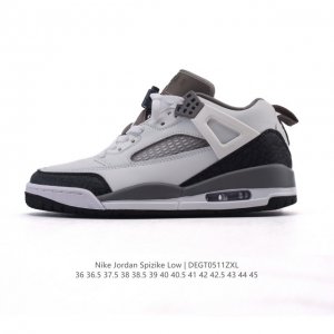 耐克 Nike Jordan Spizike Low 经典爆裂纹复古运动篮球鞋！全新低帮造型吸睛！整双鞋在融合了 Air Jordan 经典鞋款中的标志性元素之
