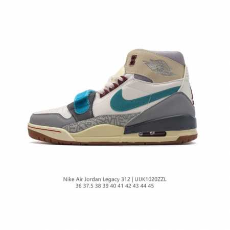耐克 AJ 乔丹 Air Jordan Legacy 312 高帮运动鞋 AJ312 乔312百搭篮球鞋 酷炫混搭，谁人不爱？Air Jordan Legacy - 点击图像关闭