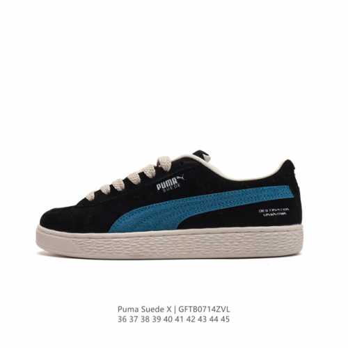 彪马puma Suede Xl 低帮复古轻便透气防滑减震休闲鞋 厚底增高运动板鞋。 尺码: 36-45 货号：395205 01 编码：Gftb0714Zvl
