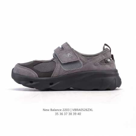 新品公司级 新百伦 New Balance Nb 2203 玛丽珍女士运动休闲鞋 潮流复古运动 织物人造革轻便 低帮 休闲跑步鞋 时尚玛丽珍 #魔术贴鞋 配色太 - 点击图像关闭
