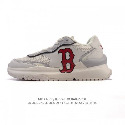 全新2025年新款 Ny美国榄球洋基队New York Yankees X Mlb Chunky Runner Liner 莱纳系列低帮厚底老爹风透气舒适皮面休