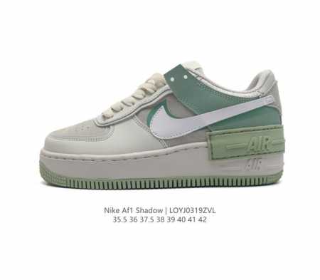 耐克运动鞋 Nike Af1 Shadow 空军一号 轻量增高低帮板鞋拼接解构主义设计休闲运动滑板鞋 此款运动鞋为经典篮球鞋款设计增添趣味 凸显俏皮风格 采用分 - 点击图像关闭