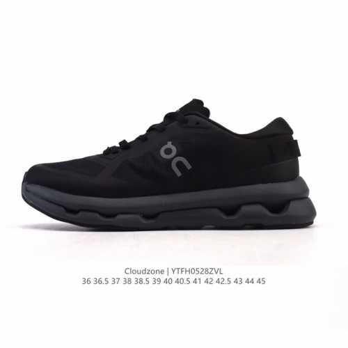 新品 昂跑 On 男女子25新款跑步鞋 Cloudzone 透气支撑缓冲抓地超轻 冰白灰色 On昂跑Cloudzone 2025春夏时尚休闲运动鞋以科幻短片 Z