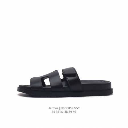 Hermes Footwear Woman 爱马仕 礼装 拖鞋 黑白等多色万年经典爱马士 女神标配 度假 居家 必备 东莞原厂真皮大底平底拖鞋！度假搭配神器！最 - 点击图像关闭