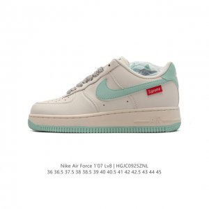 公司级 耐克supreme X Nike Air Force 1 Low 空军一号低帮af1联名supreme红标板鞋，原楦头原纸板，打造纯正空军版型。专注外贸