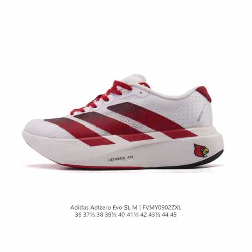 阿迪达斯 Adidas Adizero Evo Sl 运动舒适防滑耐磨 低帮跑步鞋 阿迪达斯革新力作 破纪录轻跑鞋 Adizero Adios pro Evo