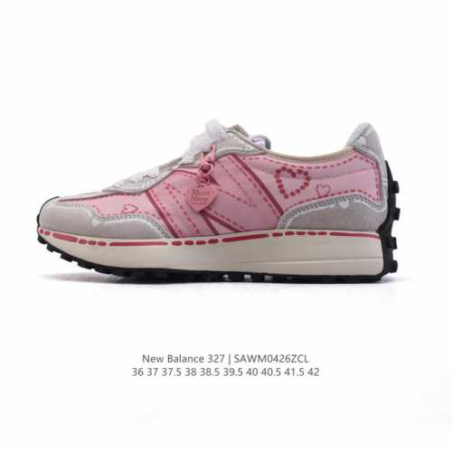 真标 Nb 新百伦 New Balance 327系列复古休闲运动慢跑鞋时尚男女运动鞋 以更纯粹的复古风格设计打造的全新造型 侧身还以解构设计，将 N 字标志以