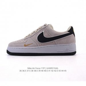 耐克 Nike Air Force 1 '07 Low 空军一号含气垫 低帮百搭厚底增高 小白鞋 休闲运动板鞋。柔软、弹性十足的缓震性能和出色的中底设计，横跨复