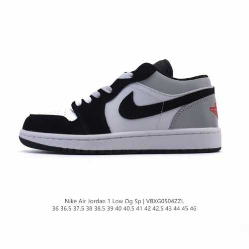 耐克 乔丹Air Jordan 1 Low Aj1 乔1 乔丹1代Aj1 低帮复古文化休闲运动篮球鞋，从1985 年面世的元年款汲取设计灵感，采用简洁大方的经典
