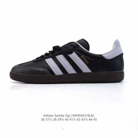 120 阿迪达斯 德训鞋 Adidas Originals Samba Og Shoes 经典运动鞋小白鞋 「T头鞋」男女士板鞋 彰显休闲摩登风情的时尚经典鞋。 - 点击图像关闭
