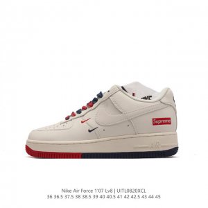 公司级 Af1耐克 Nike Air Force 1 ‘07 Low 空军一号 厚底增高百搭运动板鞋 原楦头原纸板 打造纯正空军版型，专注外贸渠道 全掌内置蜂窝