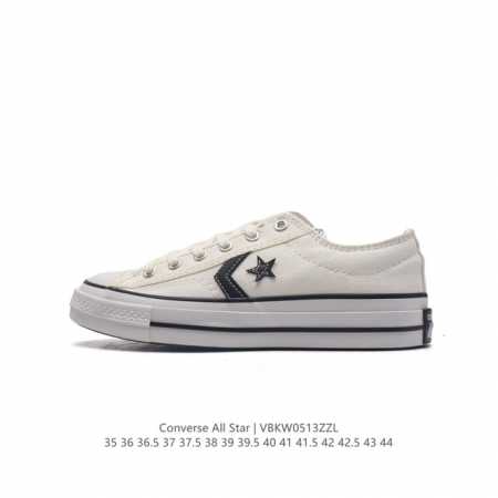 Converse 匡威 男女鞋真标原厂道序硫化工艺，升级瓦盖原盒原吊牌双层围条夹布，聚氨酯硅蓝pu拉帮中底 类型：男女鞋 码数：35-44硫化含半码 编码：Vb - 点击图像关闭