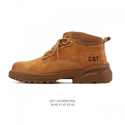公司级 Cat卡特 新款马丁靴 潮鞋 厚底增高短靴 户外徒步运动鞋 时尚中帮靴子 真标公司卡特男士马丁靴 广东 历年经典热销款 新款牛皮革鞋面 轻便休闲鞋 耐磨