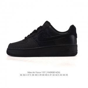 耐克 Nike Air Force 1 '07 Low 空军一号含气垫 小白鞋 2025年新款 低帮百搭厚底增高休闲运动板鞋。柔软、弹性十足的缓震性能和出色的中